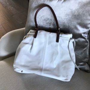 Innuē Genuine White Leather Shoulder Bag